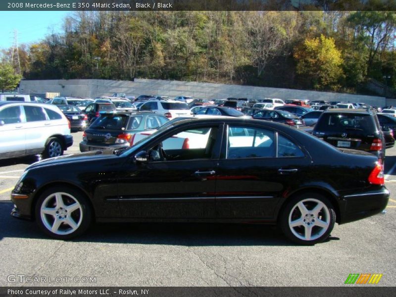 Black / Black 2008 Mercedes-Benz E 350 4Matic Sedan
