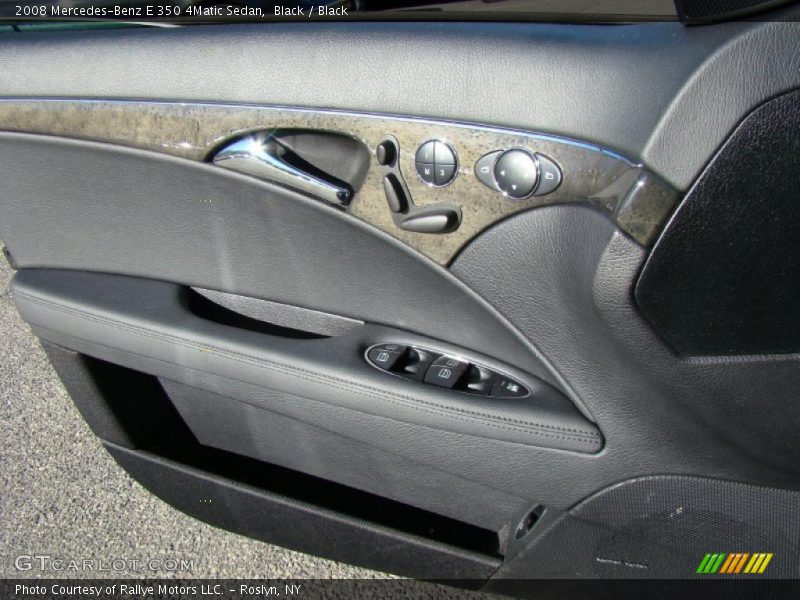 Black / Black 2008 Mercedes-Benz E 350 4Matic Sedan