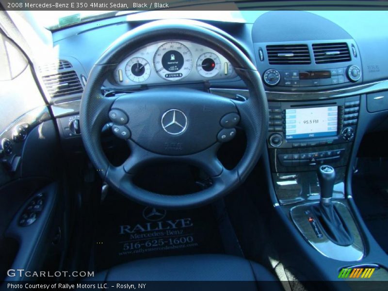 Black / Black 2008 Mercedes-Benz E 350 4Matic Sedan