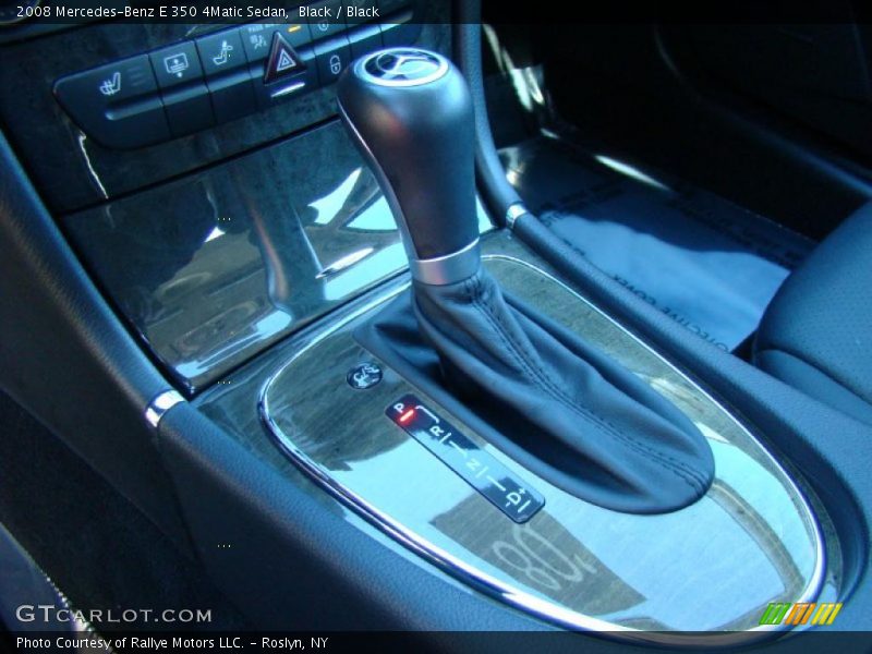 Black / Black 2008 Mercedes-Benz E 350 4Matic Sedan