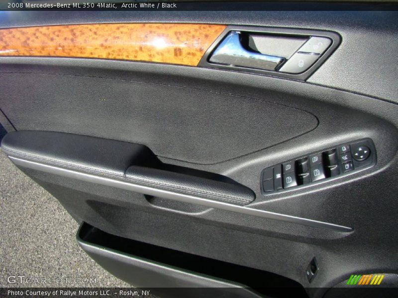 Arctic White / Black 2008 Mercedes-Benz ML 350 4Matic