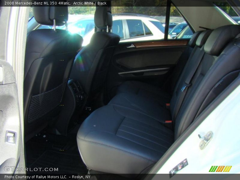 Arctic White / Black 2008 Mercedes-Benz ML 350 4Matic