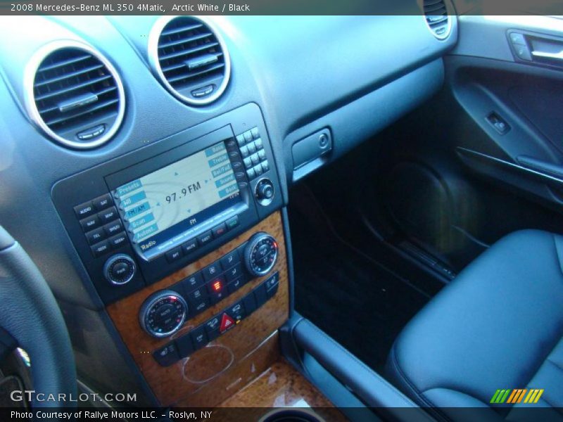 Arctic White / Black 2008 Mercedes-Benz ML 350 4Matic