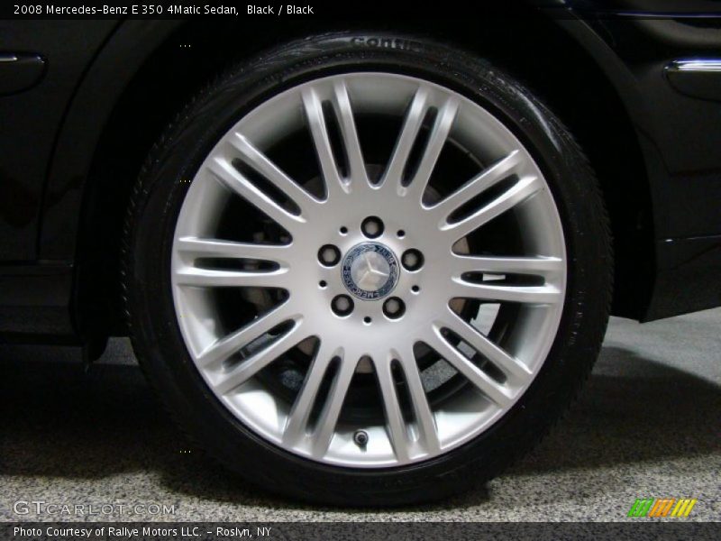 Black / Black 2008 Mercedes-Benz E 350 4Matic Sedan
