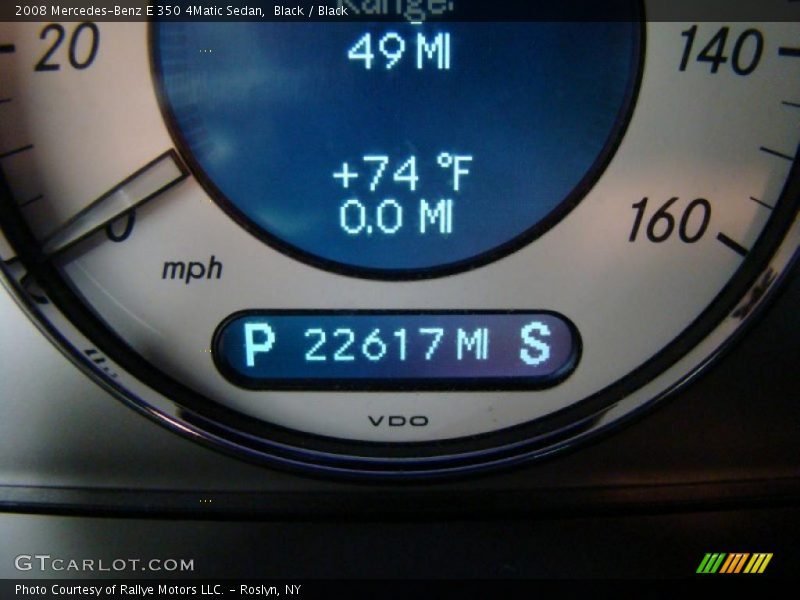 Black / Black 2008 Mercedes-Benz E 350 4Matic Sedan