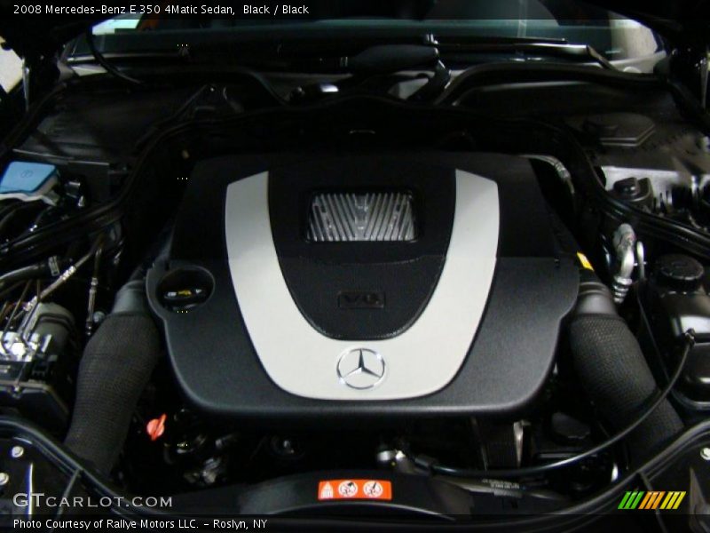 Black / Black 2008 Mercedes-Benz E 350 4Matic Sedan