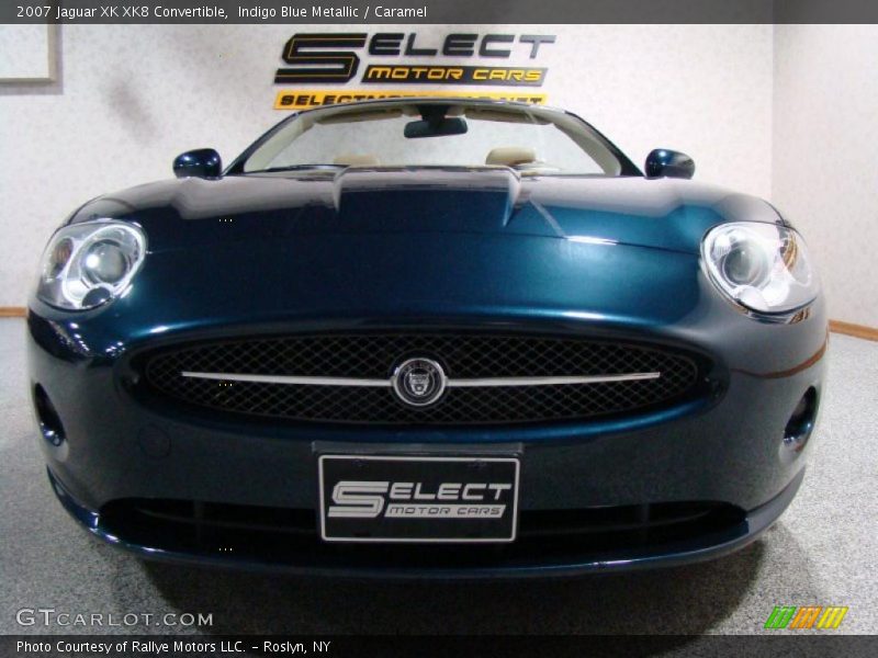 Indigo Blue Metallic / Caramel 2007 Jaguar XK XK8 Convertible