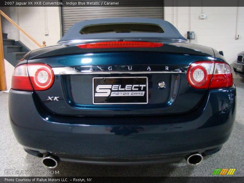 Indigo Blue Metallic / Caramel 2007 Jaguar XK XK8 Convertible