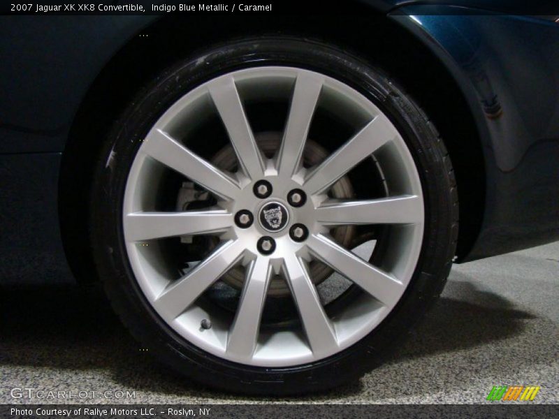 Indigo Blue Metallic / Caramel 2007 Jaguar XK XK8 Convertible