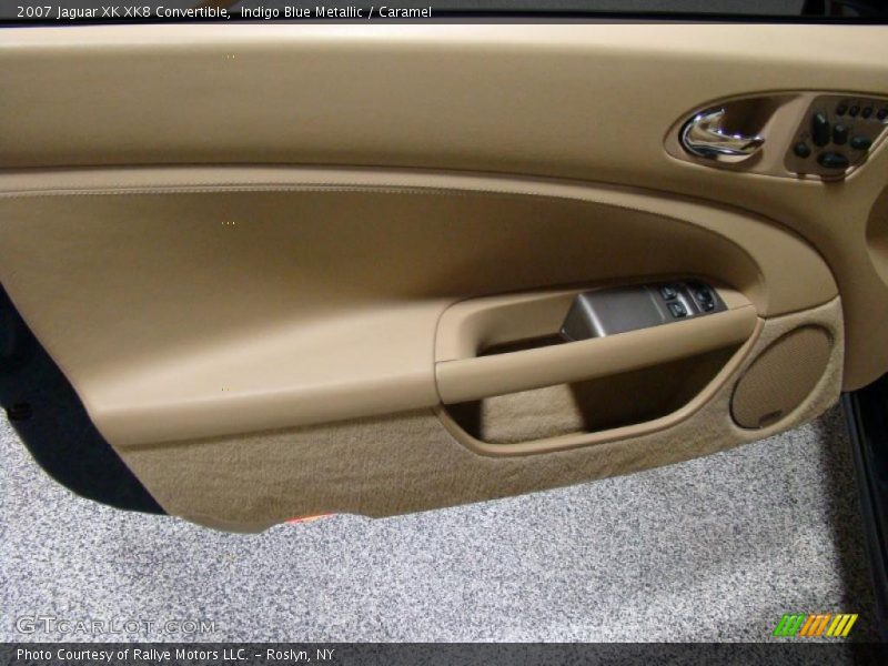 Indigo Blue Metallic / Caramel 2007 Jaguar XK XK8 Convertible