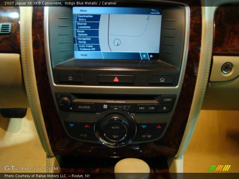 Indigo Blue Metallic / Caramel 2007 Jaguar XK XK8 Convertible