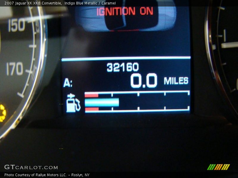 Indigo Blue Metallic / Caramel 2007 Jaguar XK XK8 Convertible
