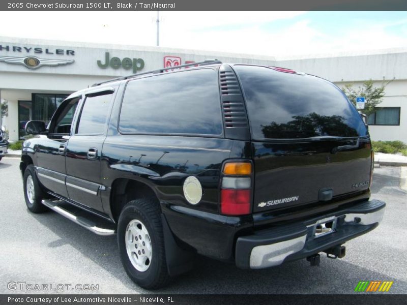 Black / Tan/Neutral 2005 Chevrolet Suburban 1500 LT