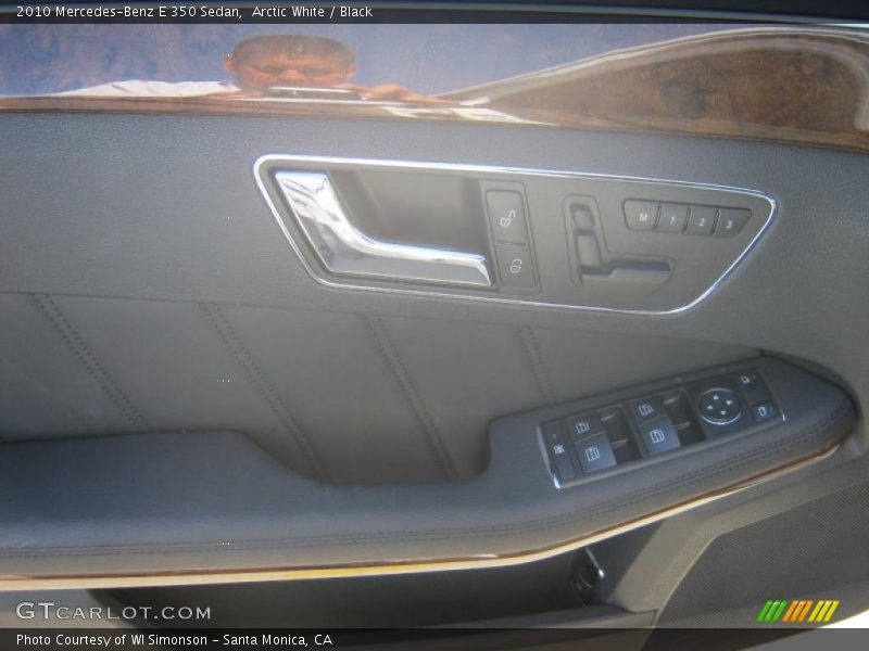 Arctic White / Black 2010 Mercedes-Benz E 350 Sedan