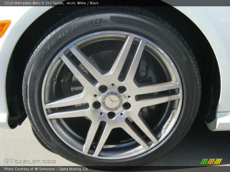 Arctic White / Black 2010 Mercedes-Benz E 350 Sedan