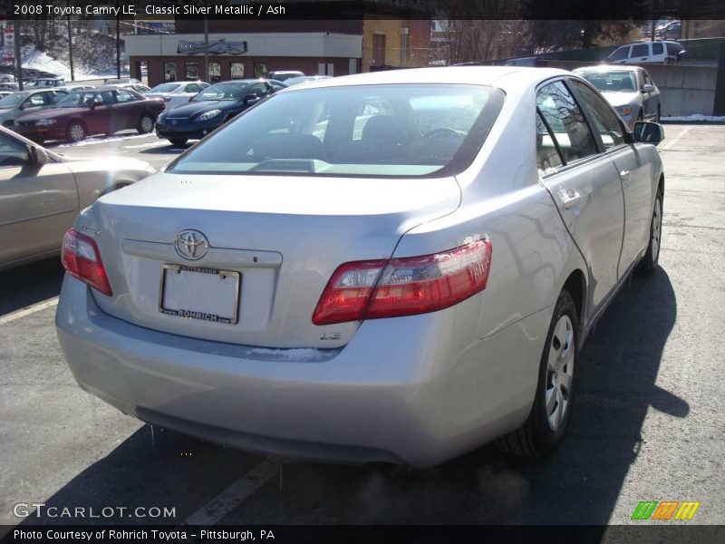 Classic Silver Metallic / Ash 2008 Toyota Camry LE