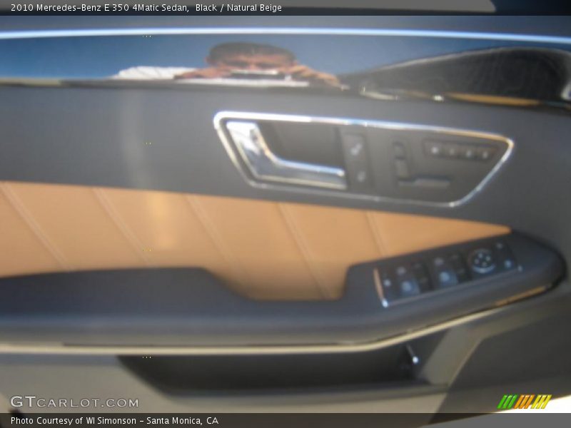 Black / Natural Beige 2010 Mercedes-Benz E 350 4Matic Sedan