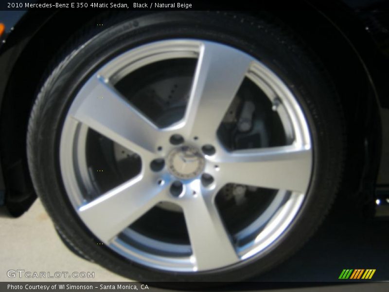 Black / Natural Beige 2010 Mercedes-Benz E 350 4Matic Sedan