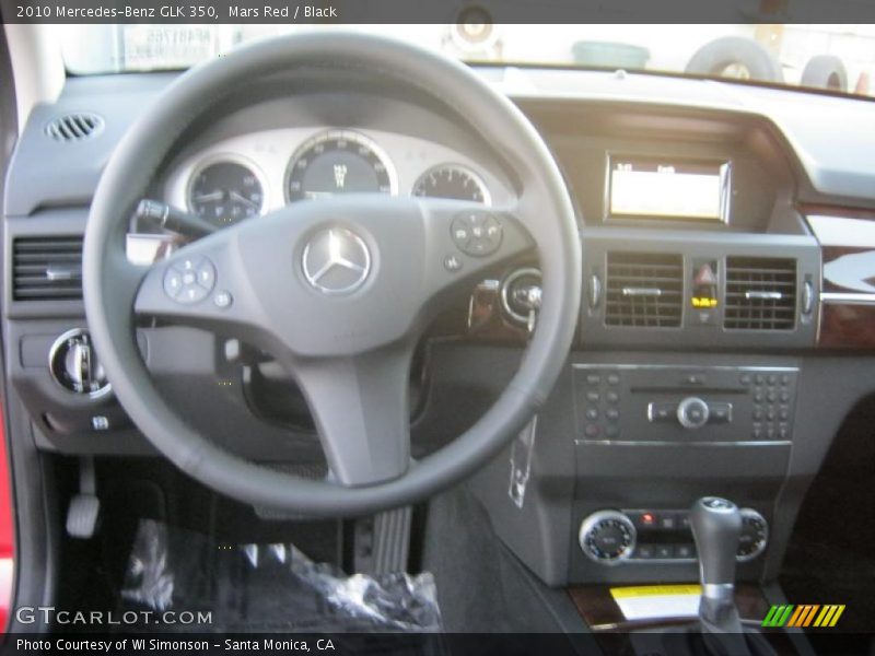 Mars Red / Black 2010 Mercedes-Benz GLK 350