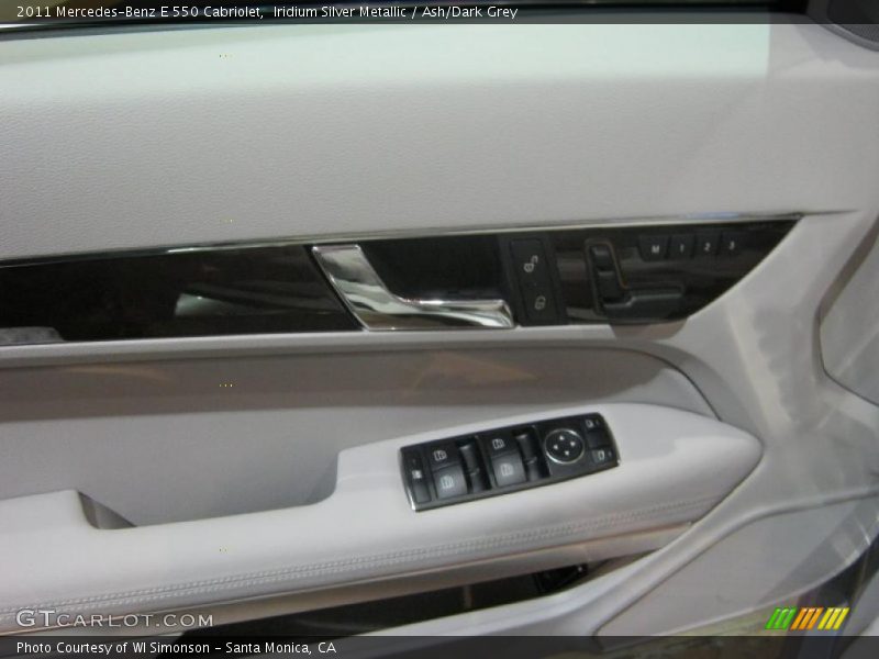 Iridium Silver Metallic / Ash/Dark Grey 2011 Mercedes-Benz E 550 Cabriolet