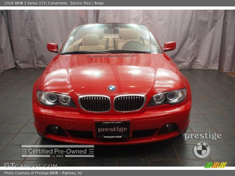 Electric Red / Beige 2006 BMW 3 Series 325i Convertible
