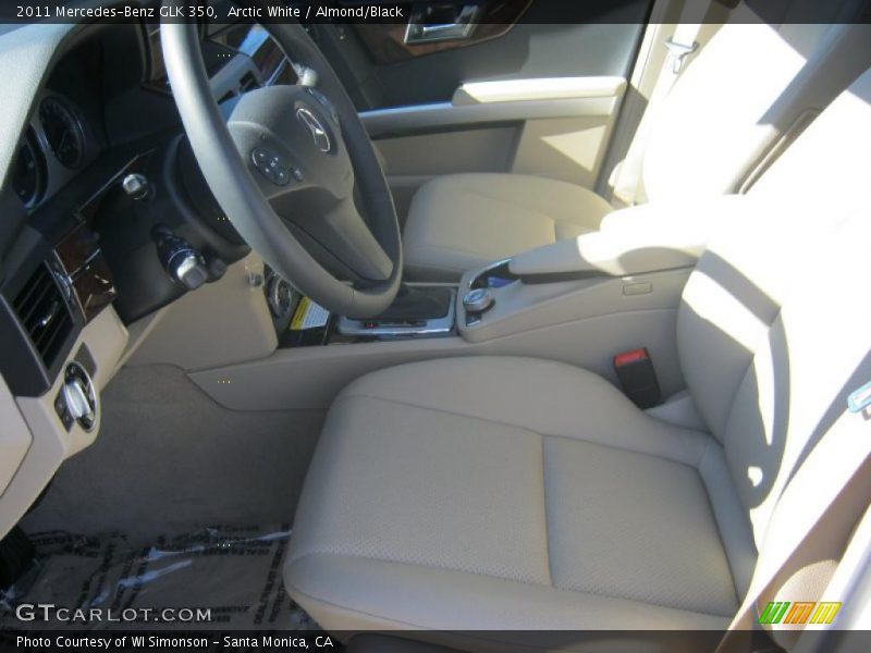 Arctic White / Almond/Black 2011 Mercedes-Benz GLK 350