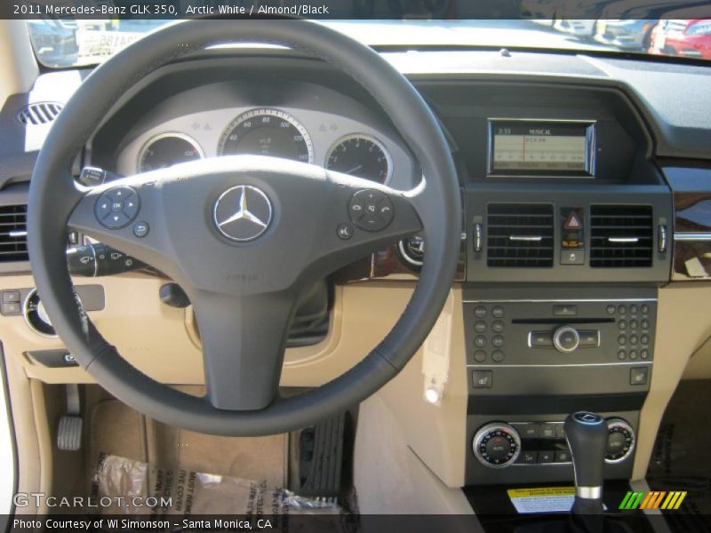 Arctic White / Almond/Black 2011 Mercedes-Benz GLK 350