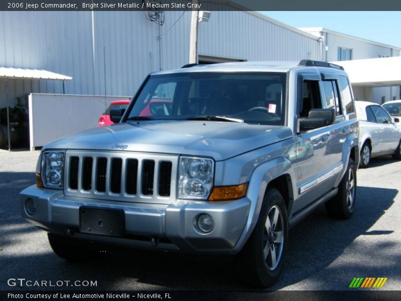 Bright Silver Metallic / Medium Slate Gray 2006 Jeep Commander