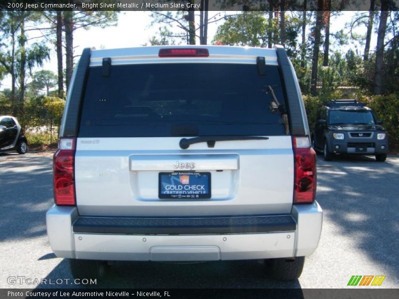 Bright Silver Metallic / Medium Slate Gray 2006 Jeep Commander