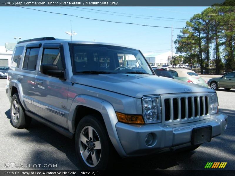 Bright Silver Metallic / Medium Slate Gray 2006 Jeep Commander