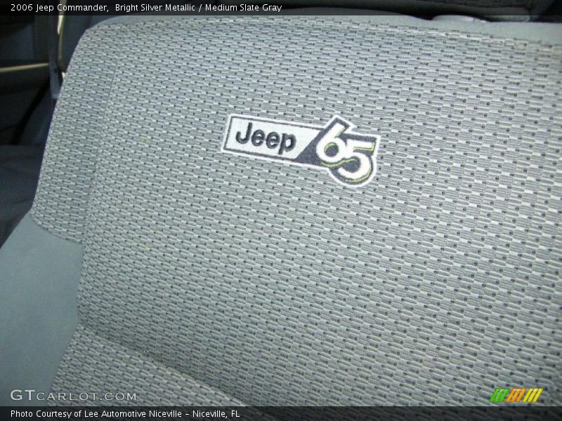 Bright Silver Metallic / Medium Slate Gray 2006 Jeep Commander