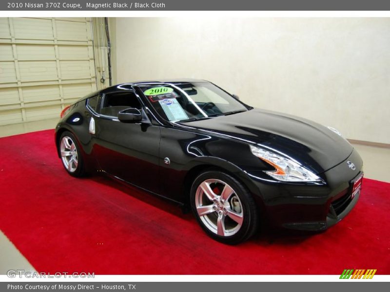 Magnetic Black / Black Cloth 2010 Nissan 370Z Coupe