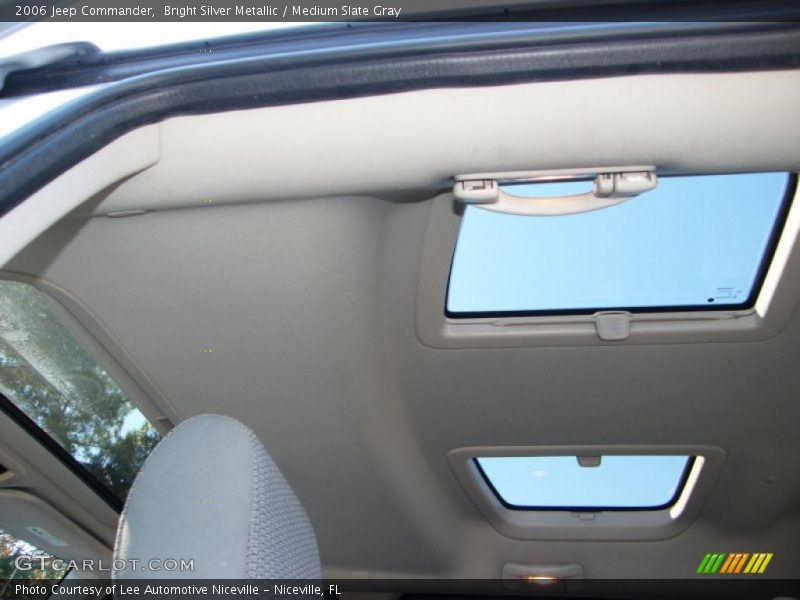 Bright Silver Metallic / Medium Slate Gray 2006 Jeep Commander