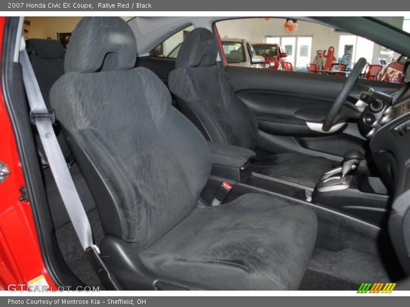 Rallye Red / Black 2007 Honda Civic EX Coupe
