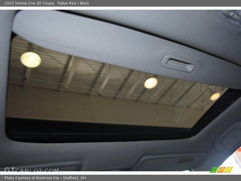 Rallye Red / Black 2007 Honda Civic EX Coupe