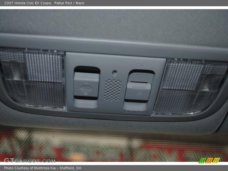 Rallye Red / Black 2007 Honda Civic EX Coupe