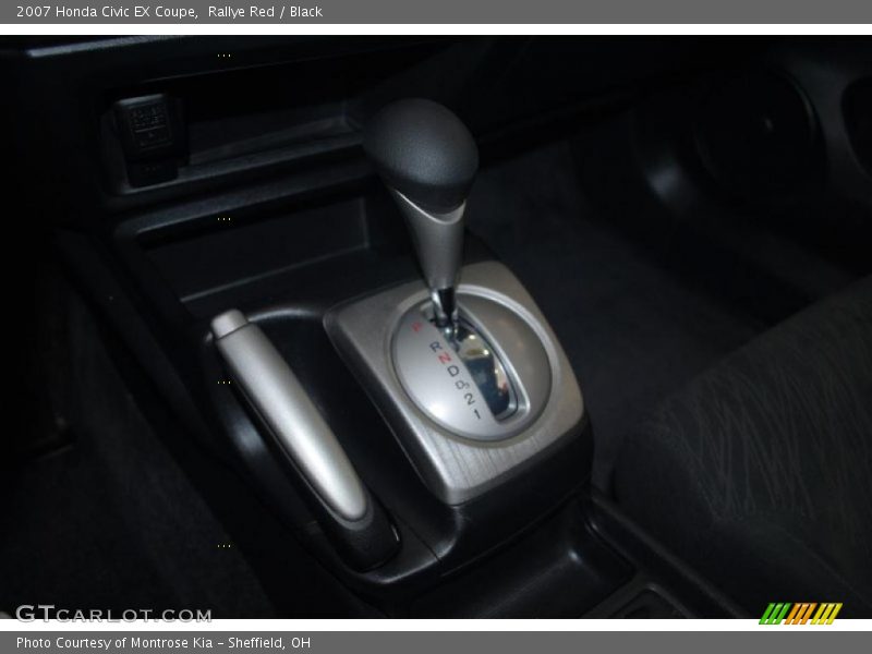 Rallye Red / Black 2007 Honda Civic EX Coupe