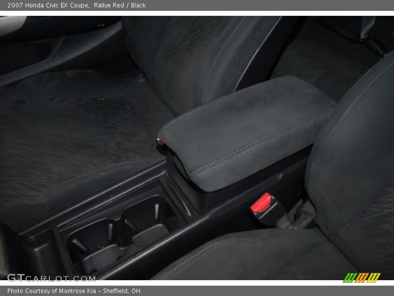 Rallye Red / Black 2007 Honda Civic EX Coupe