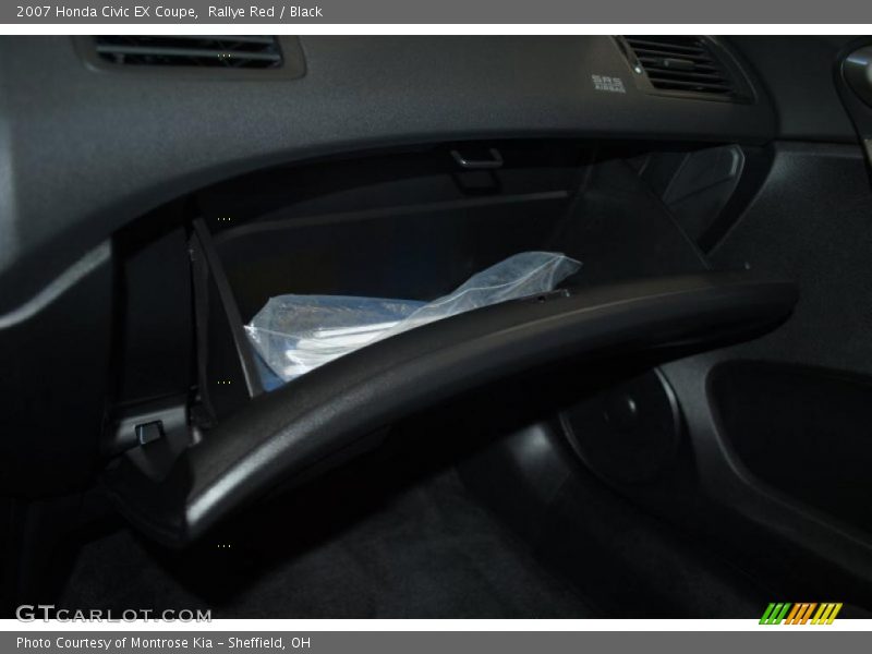 Rallye Red / Black 2007 Honda Civic EX Coupe