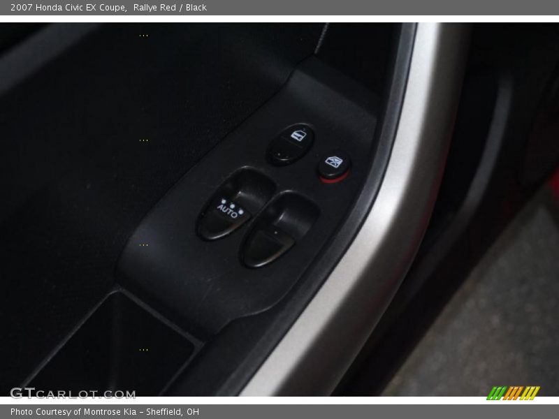 Rallye Red / Black 2007 Honda Civic EX Coupe