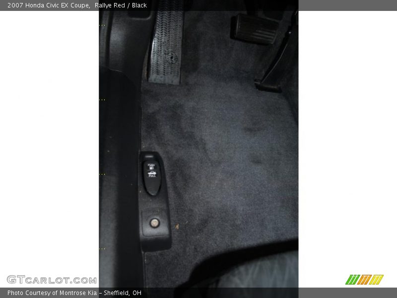 Rallye Red / Black 2007 Honda Civic EX Coupe