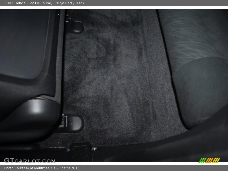 Rallye Red / Black 2007 Honda Civic EX Coupe