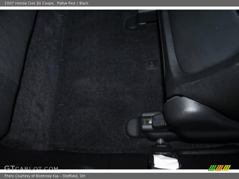 Rallye Red / Black 2007 Honda Civic EX Coupe