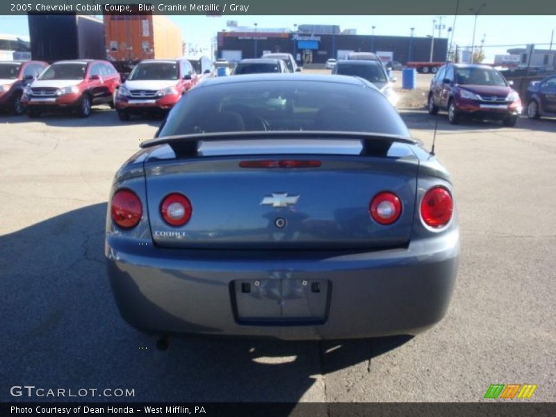 Blue Granite Metallic / Gray 2005 Chevrolet Cobalt Coupe