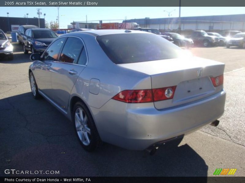 Satin Silver Metallic / Ebony 2005 Acura TSX Sedan