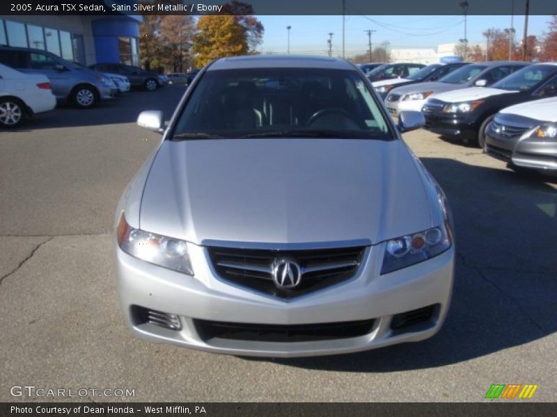 Satin Silver Metallic / Ebony 2005 Acura TSX Sedan