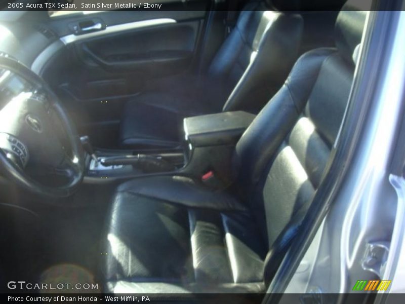 Satin Silver Metallic / Ebony 2005 Acura TSX Sedan