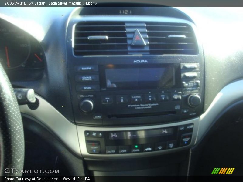 Satin Silver Metallic / Ebony 2005 Acura TSX Sedan