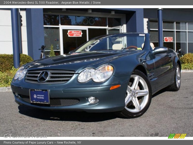  2004 SL 500 Roadster Aegean Blue Metallic