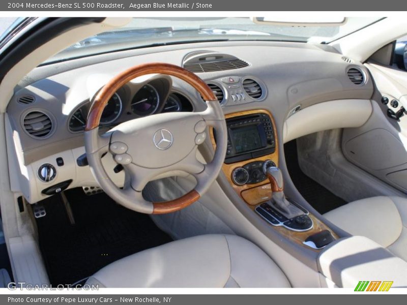  2004 SL 500 Roadster Stone Interior